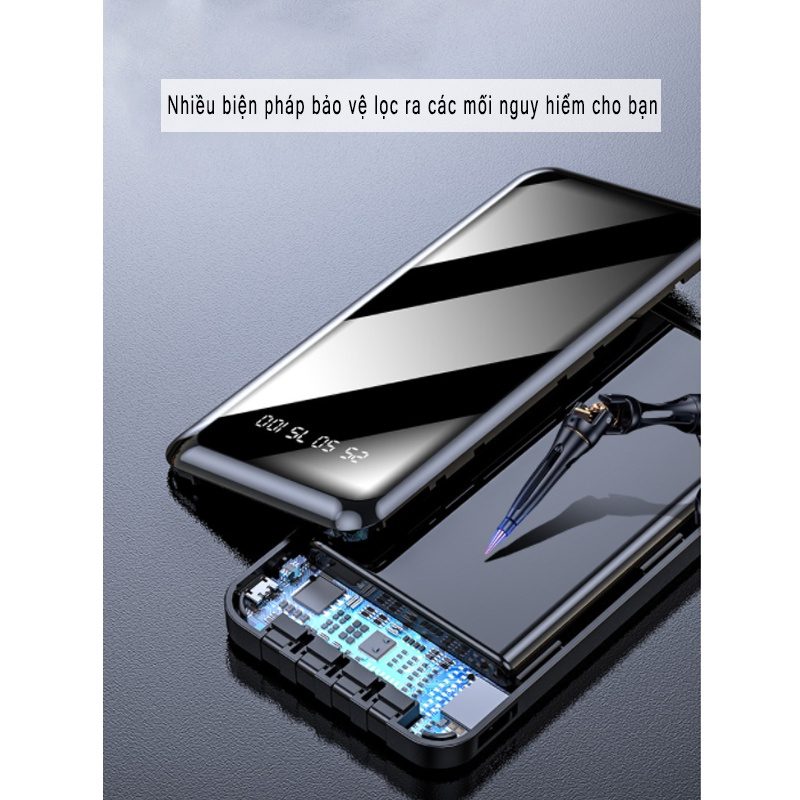 Sạc dự phòng Power Bank 20000mAh phiên bản 2023 chất lượng chính hãng,pin dự phòng tích hợp nhiều cổng sạc cùng một lúc