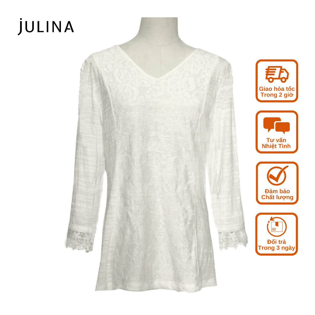 Áo thun cotton dài tay màu trắng cổ điển thoáng mát jf862