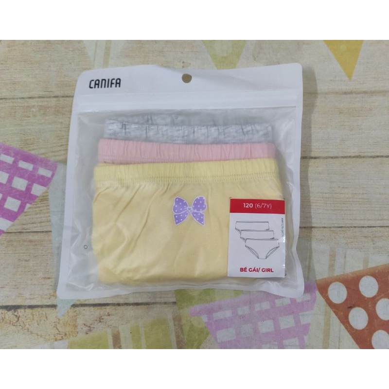 Pack 3 quần chip bé gái Canifa