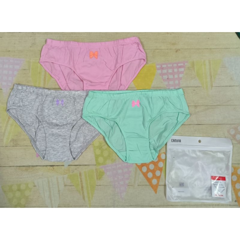Pack 3 quần chip bé gái Canifa