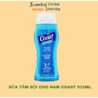[ Mẫu mới ] Tắm gội Coast Mỹ 532ml