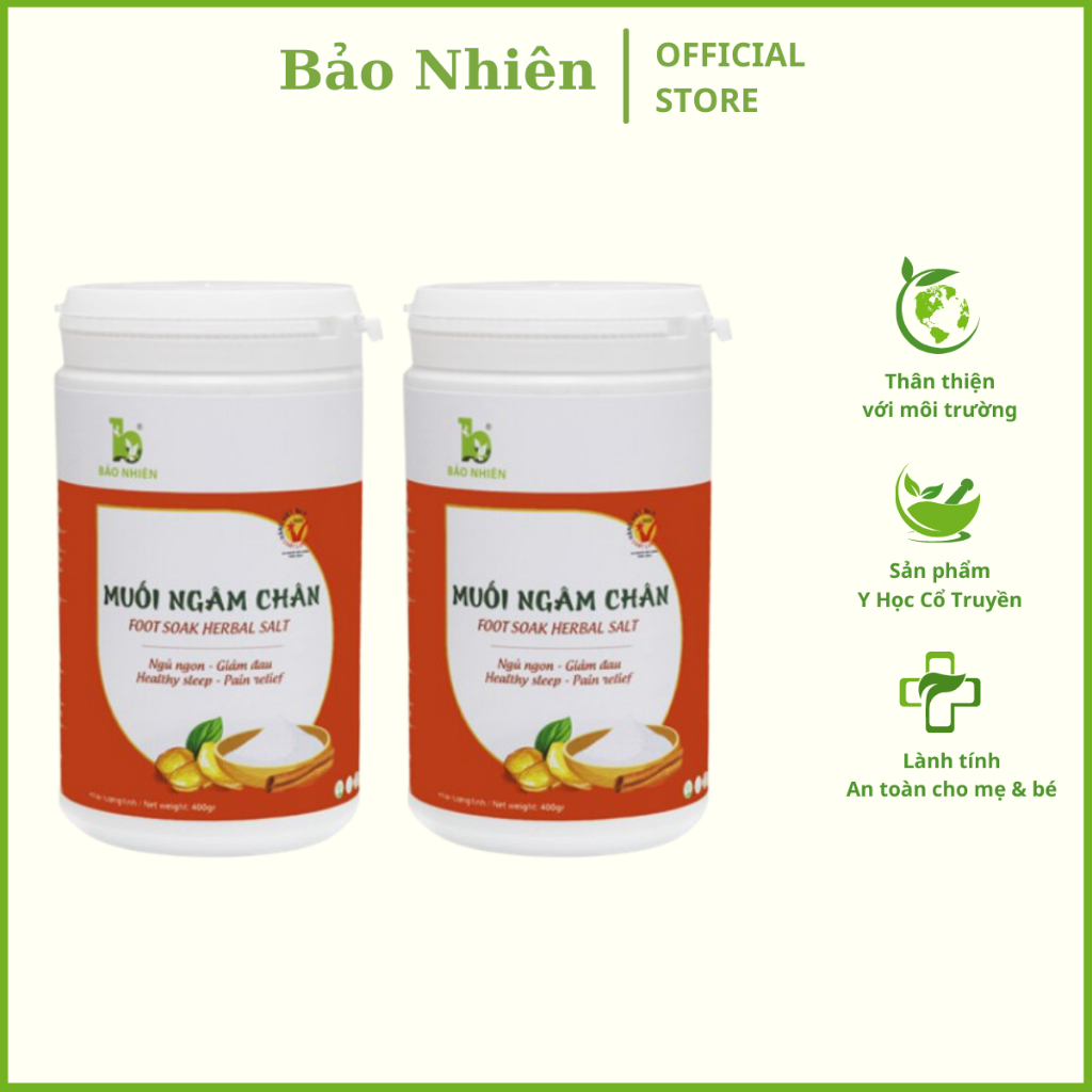 Combo 2 Muối Ngâm Chân Bảo Nhiên