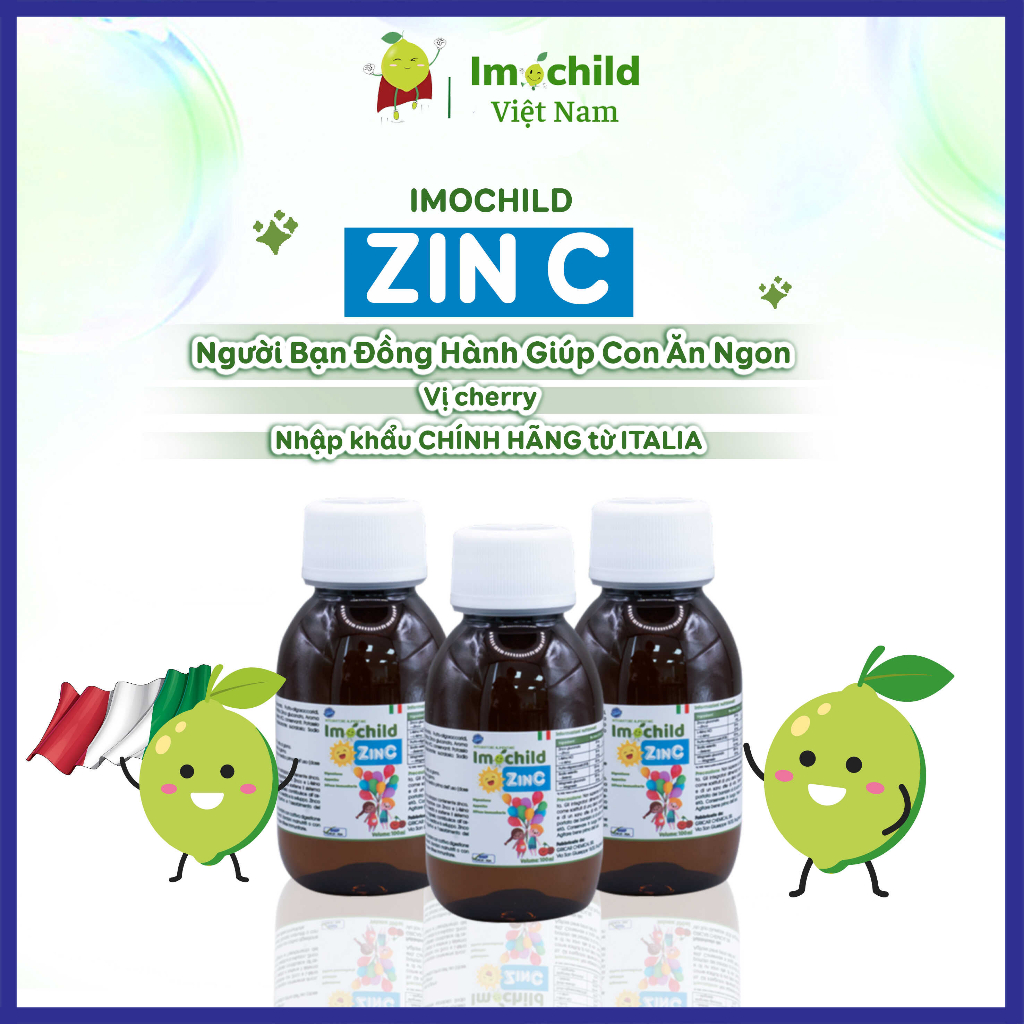 Kẽm Hữu Cơ Cho Bé Imochild ZinC Lọ 100ml - IMOCHILD Lọ 100ml