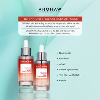 Tinh Chất Kích Trắng Ahohaw After Solution Inten-Cure Vital Complex Ampoule - Hàng Chính Hãng