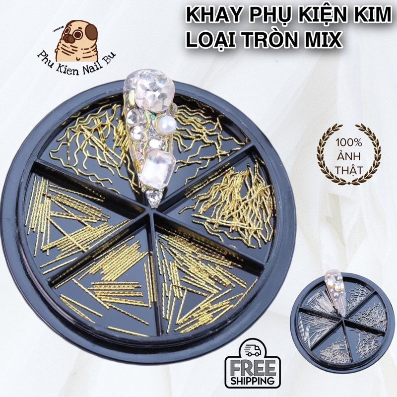 Phụ kiện kim loại trang trí móng