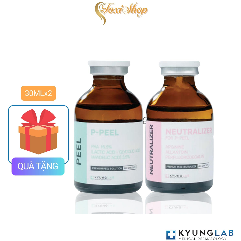 Peel da Kyunglab 30ml, peel da mặt Kyung Lab, tái tạo da mặt, không bong tróc, xóa nám, sẹo rỗ, thâm sạm