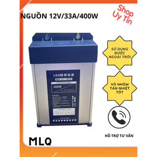 Nguồn ngoài trời 12v/33a/400w tem đen