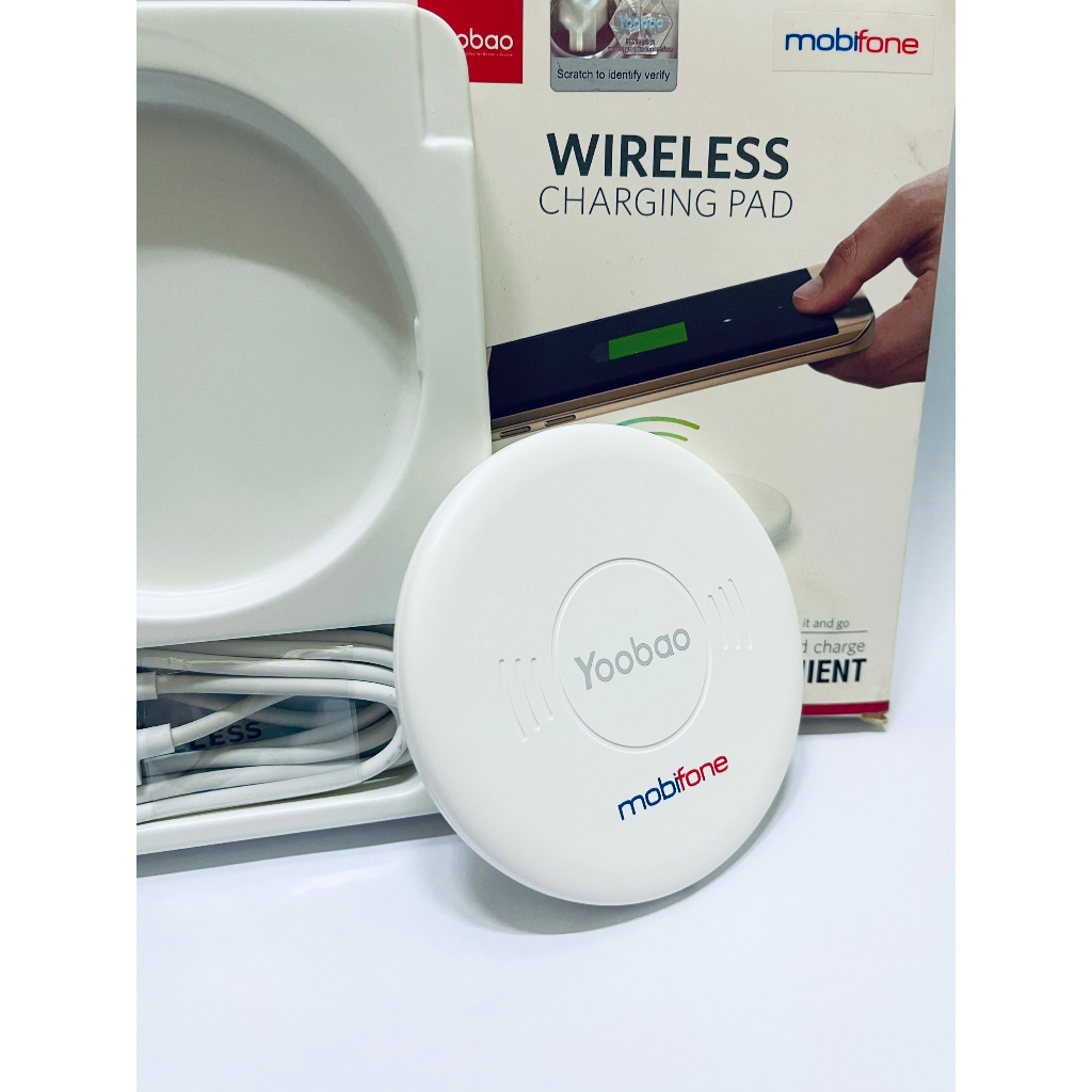 Đế sạc không dây sạc nhanh 15w chính hãng Yoobaoo dùng cho iphone samsung xiaomi ...