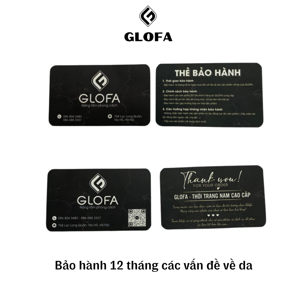 Ví Da Bò Nam Cầm Tay Cao Cấp GLOFA - V05, Da Bò Thật Bảo Hành 12 Tháng