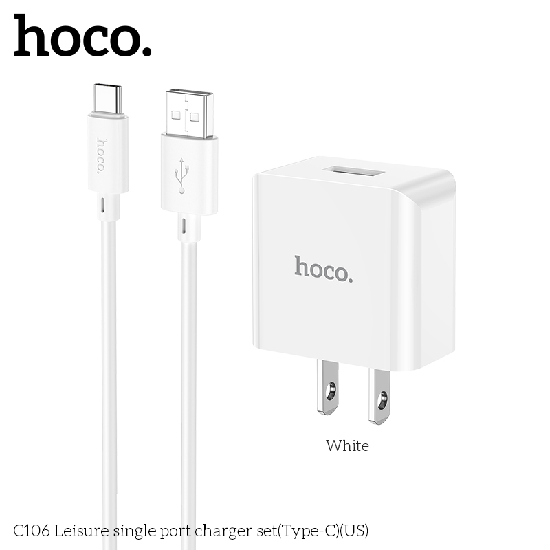 Bộ Sạc Type-C Hoco C106