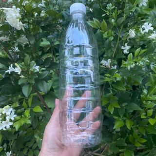 Chai nhựa PET tròn dày dặn có nắp 1000ml