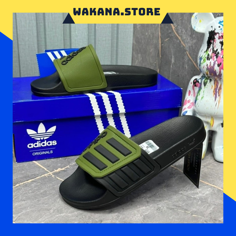Dép ADIDAS 3 sọc nam nữ thời thượng 2022 WAKANA