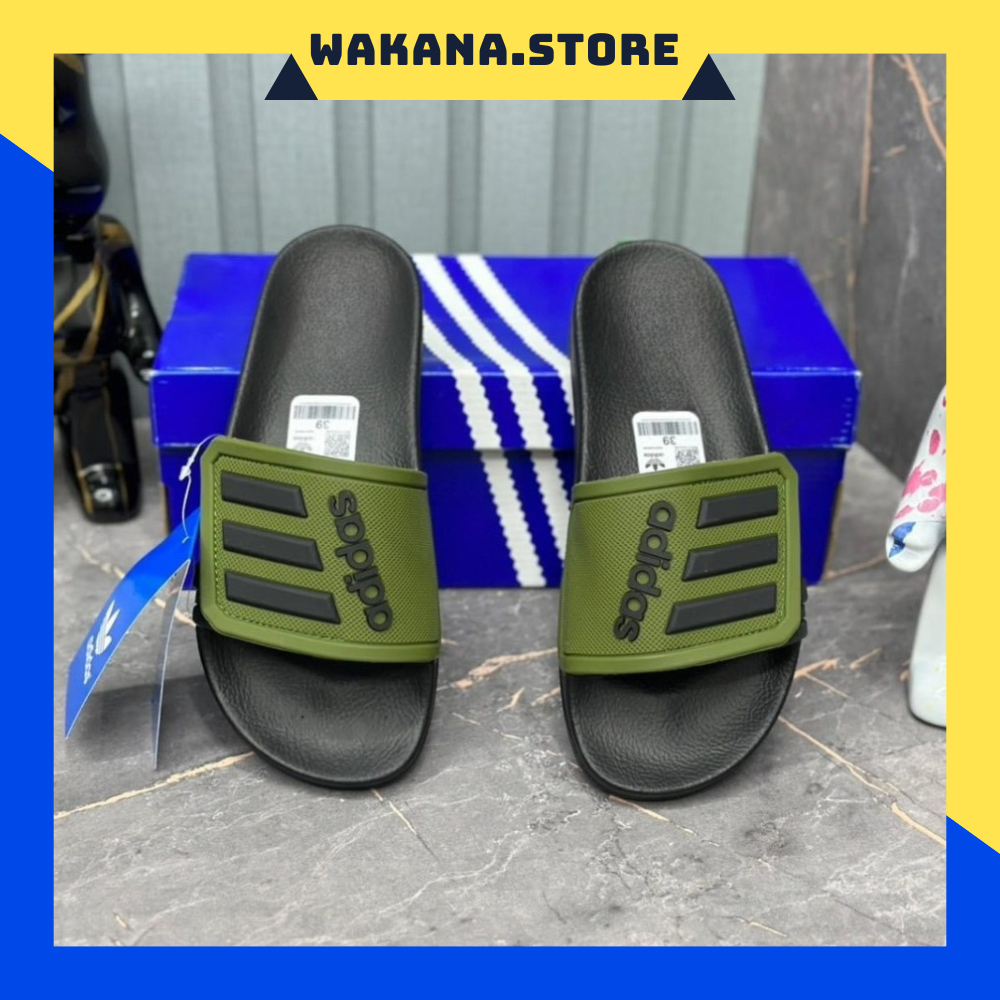 Dép ADIDAS 3 sọc nam nữ thời thượng 2022 WAKANA