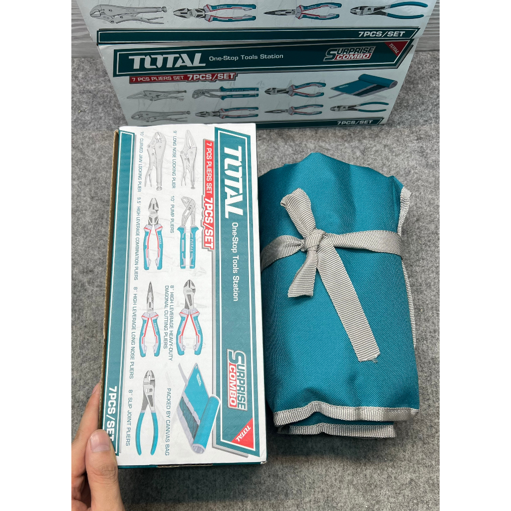 Bộ combo 7 kềm TOTAL TOS23055 hàng chính hãng BỘ 7 KỀM CHUYÊN DỤNG
