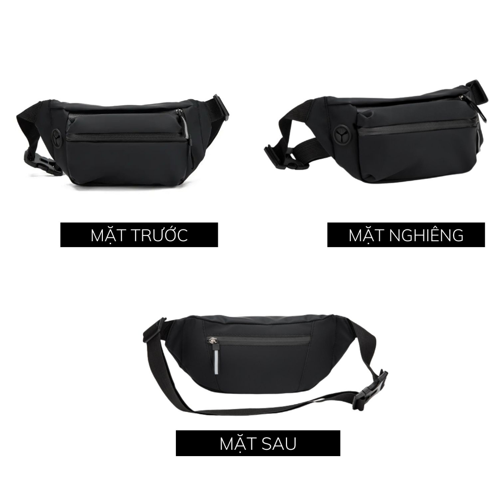 Túi đeo chéo nam nữ Unisex thời trang siêu nhẹ chống nước POLATO