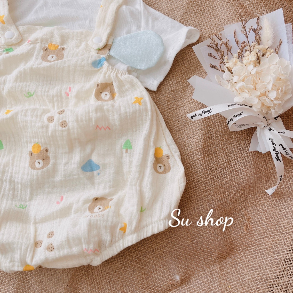 Set yếm rời ba chi tiết cho bé đầy tháng, thôi nôi, đi học, đi chơi...