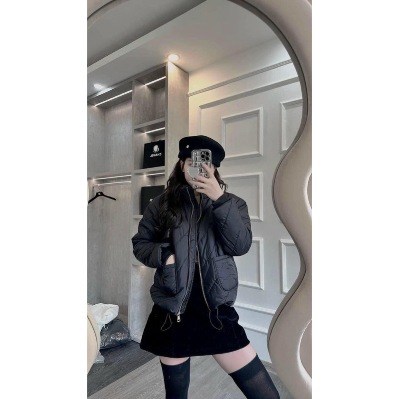 Áo khoác phao ZA.RA trám chuẩn hàng Quảng Châu