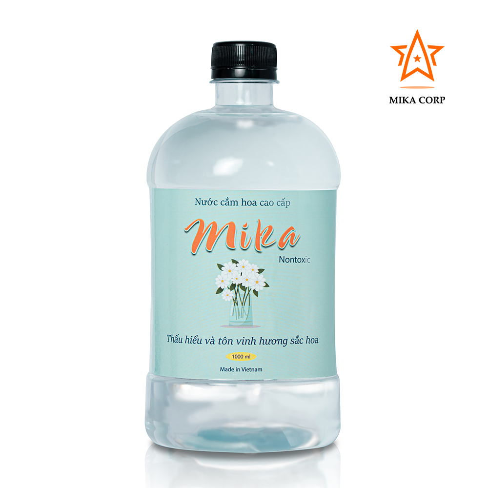 Nước cắm hoa cao cấp Mika 1000ml - Sử Dụng Trực Tiếp