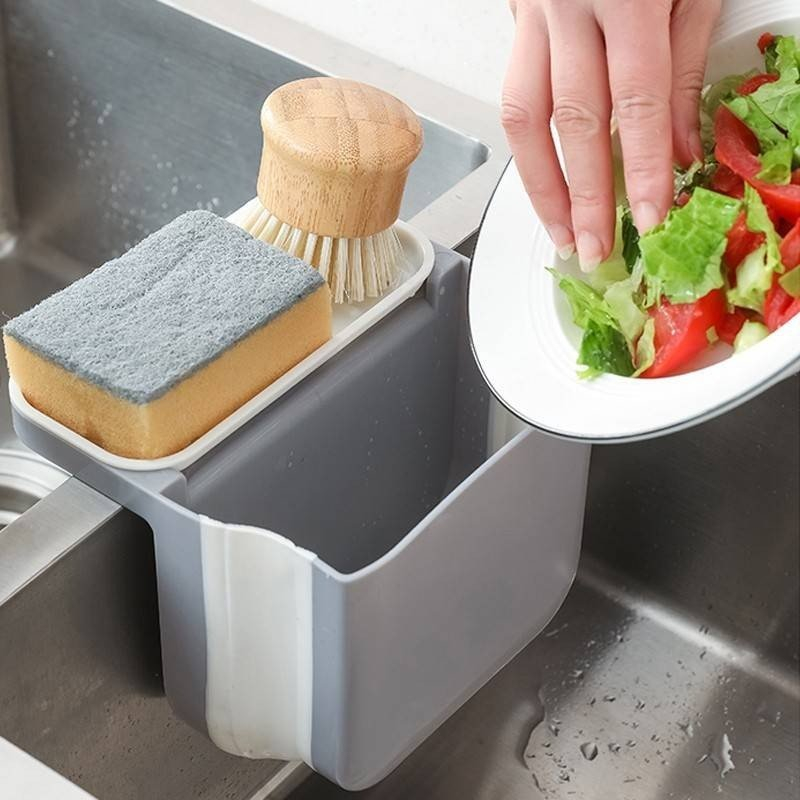 Khay Lọc Rác Bồn Rửa Bát GDBL Xử Lý Thức Ăn Thừa, Gấp Gọn Đa Năng Tiện Dụng