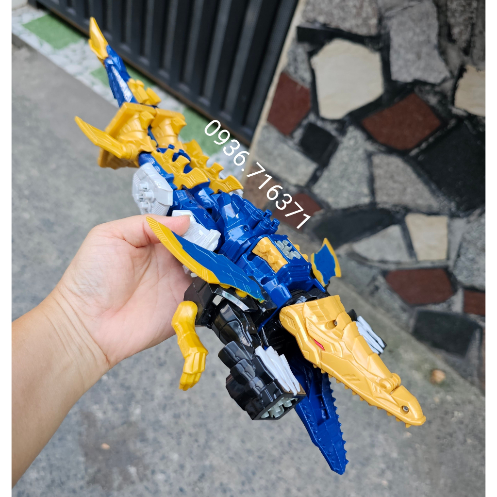 Mô hình Robot siêu nhân lắp ráp siêu to Power Rangers No4 hàng Hasbro Nobox dòng Combiner