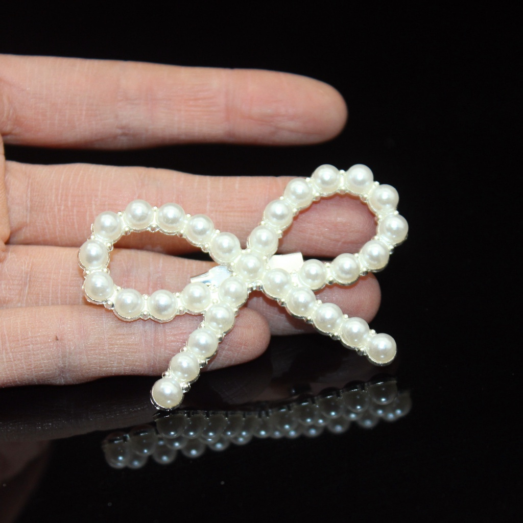 Ghim cài áo hình nơ Bằng Kim Loại Mới Chất Lượng Cao Cho Nữ