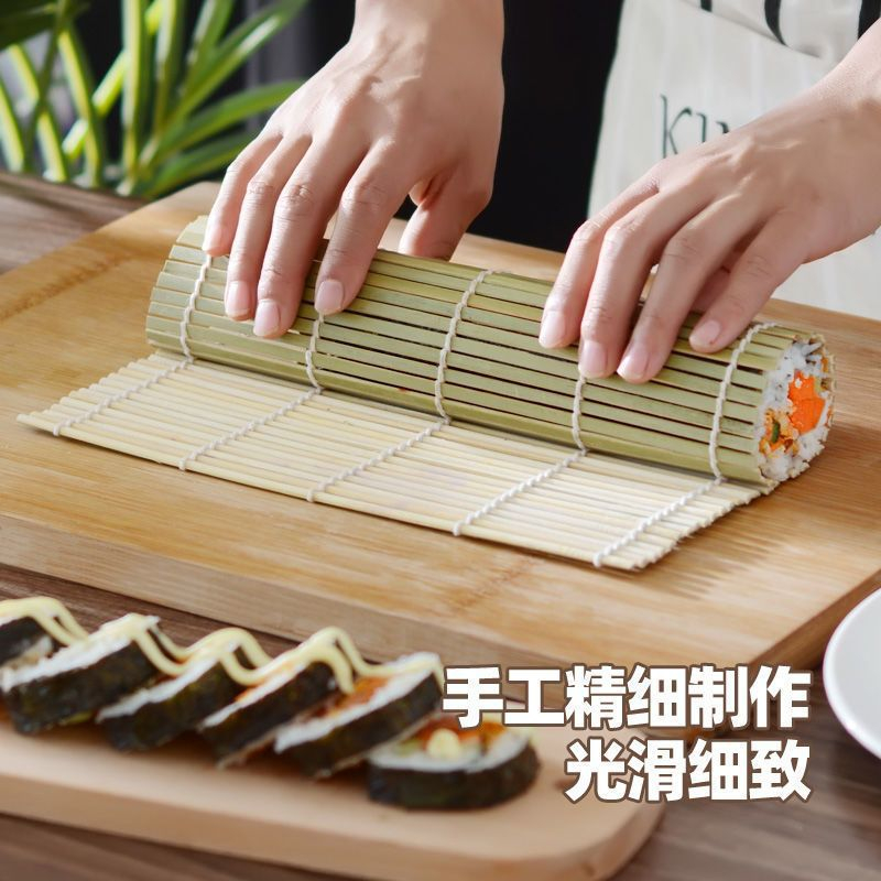Mảnh tre chuyên dùng cuộn kimbap sushi, mảnh tre cuộn cơm chuyên dùng, chất liệu hoàn toàn thiên nhiên an toàn thực phẩm