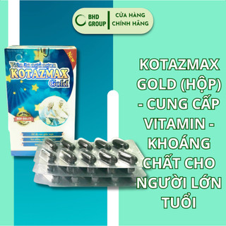 KOTAZMAX GOLD (HỘP) - NHẬT VIỆT PHARMA  - CUNG CẤP VITAMIN - KHOÁNG CHẤT CHO NGƯỜI LỚN TUỔI