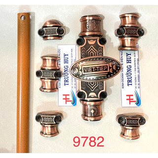 9782 - bộ chốt clemon màu rêu và 2.5m thành trượt cao cấp việt tiệp 09782 - bảo hành 2 năm