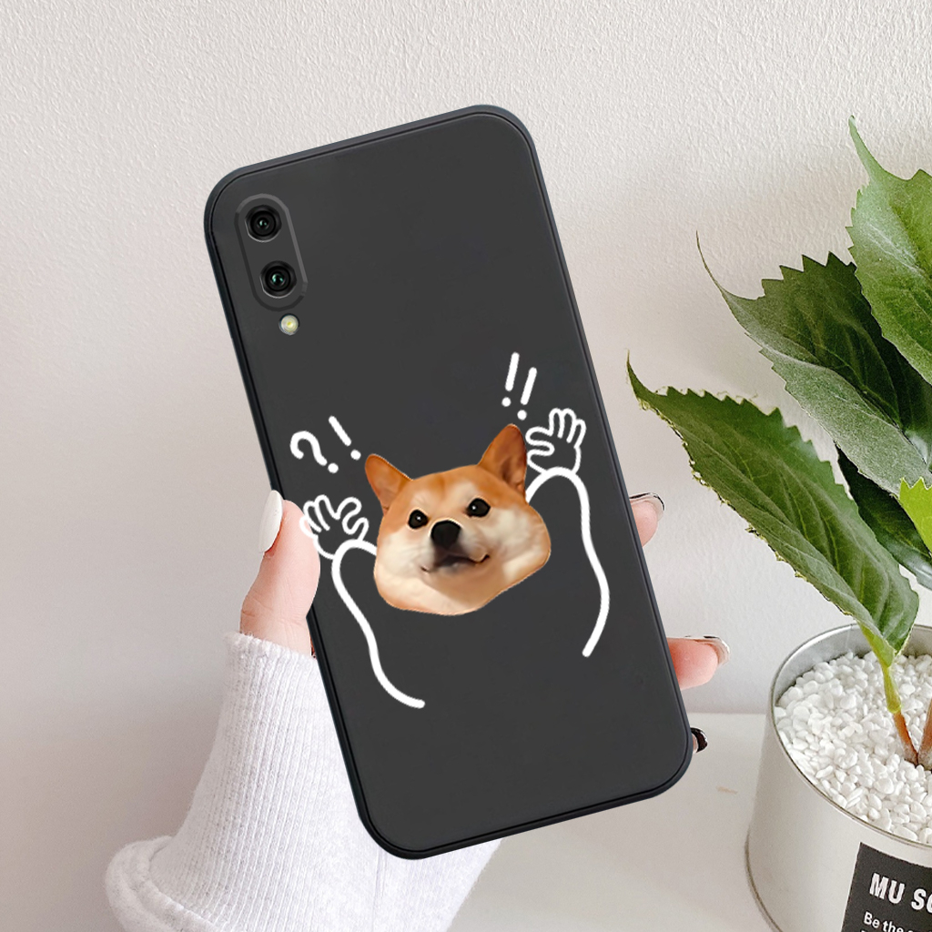 Ốp lưng Huawei Y7 Pro 2019, Y9 2019, Nova 3i silicon mềm bảo vệ camera hình cặp đôi dễ thương, mèo chó hoạt hình