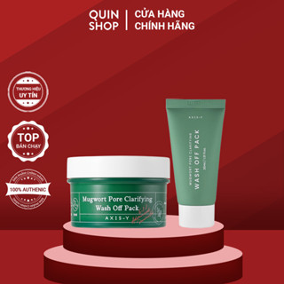 Mặt Nạ Rửa Ngải Cứu Giảm Mụn, Kiềm Dầu AXIS-Y Mugwort Pore Clarifying Wash Off Mask Pack
