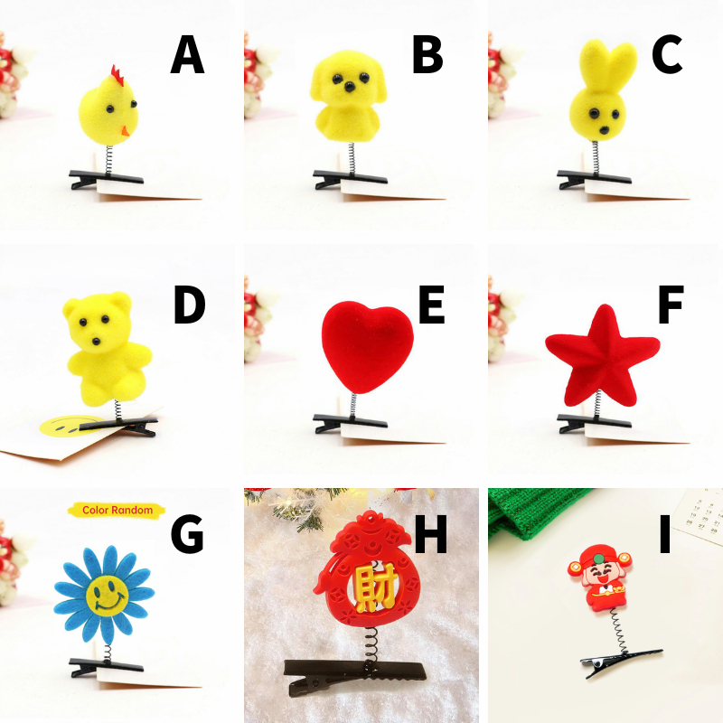🍒🍒CHERRYKOKO Kẹp Tóc Mái Hình Vịt,Gà Vàng Nhỏ Xinh Xắn Dễ Thương Cho Con Gái