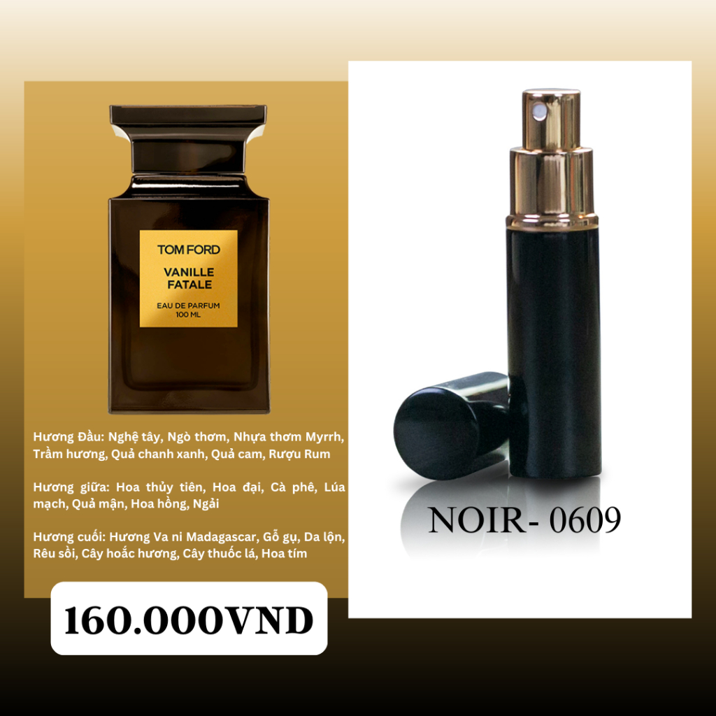 Nước Hoa Cấp Cấp Tom Ford Vanille Fatale (Noir 0609)