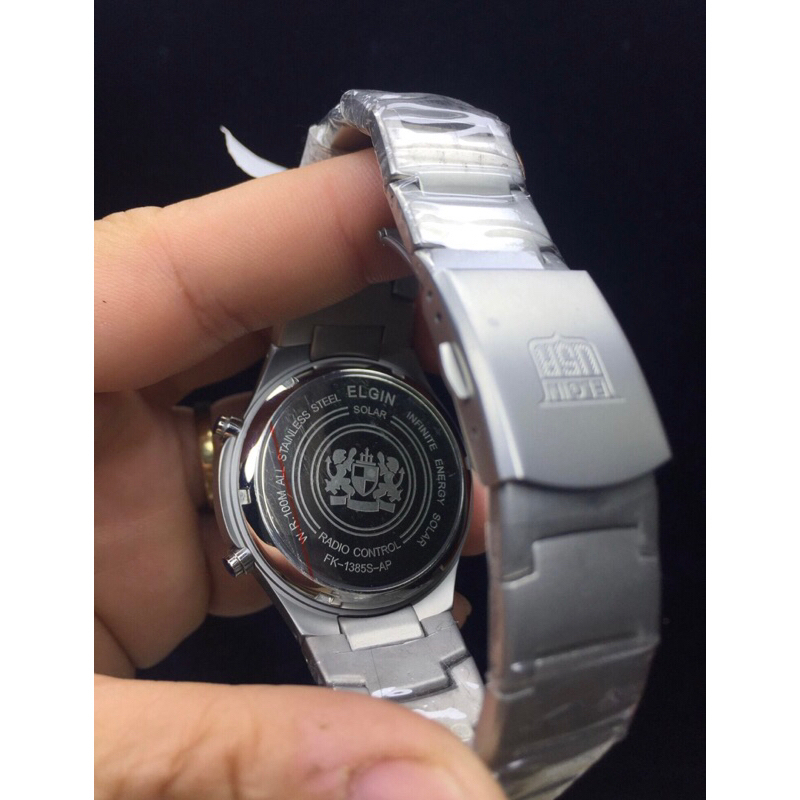 🎁Đồng hồ Si Nam hiệu ELGIN Solar Dirve Radio Control, thương hiệu Mỹ🇺🇸. Hàng chưa qua sử dụng
