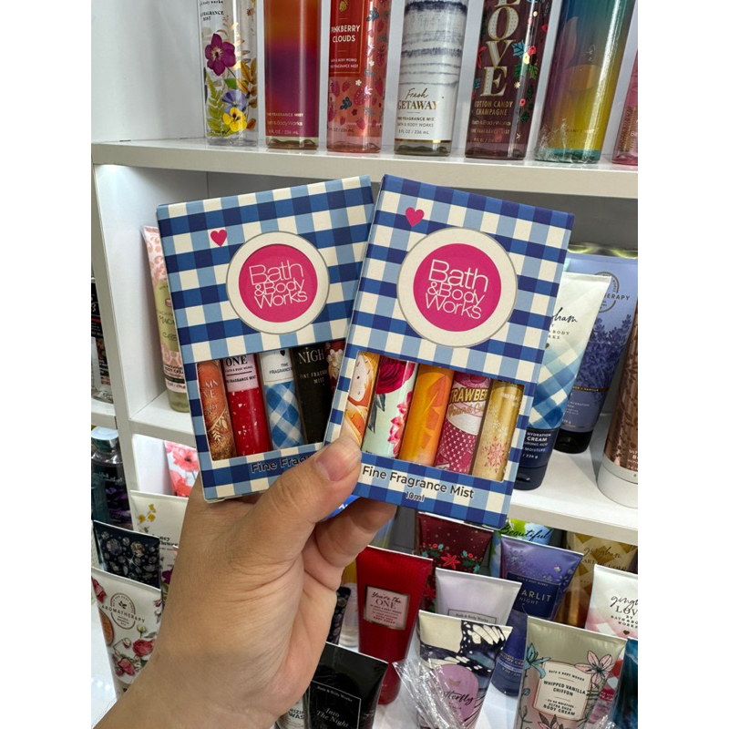 SET CHIẾT XỊT THƠM TOÀN THÂN BATHBODYWORKS 10ml*5