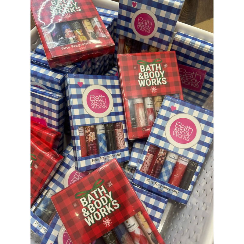 SET CHIẾT XỊT THƠM TOÀN THÂN BATHBODYWORKS 10ml*5