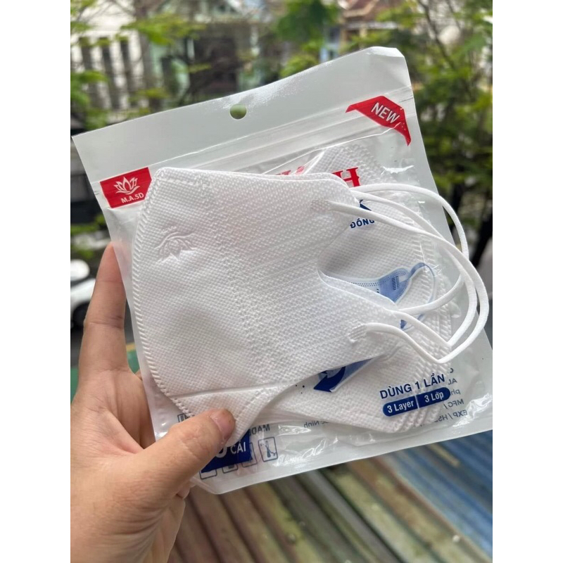 Khẩu trang 5D đủ màu hàng công ty loại 1