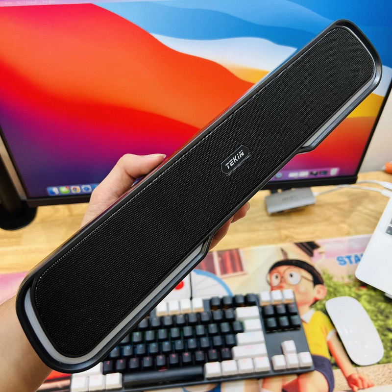 Loa Bluetooth Tekin GT9 Đen Có Đèn LED
