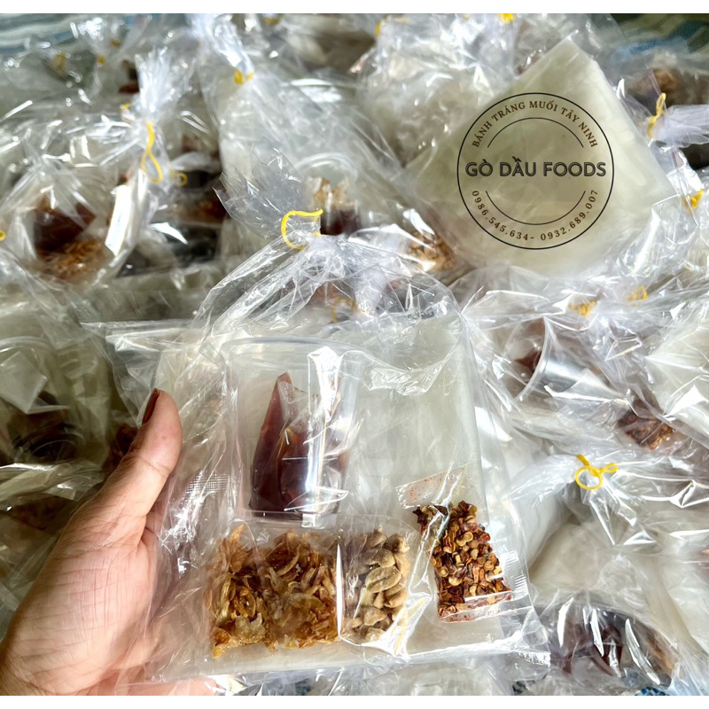 Combo 10 bịch bánh tráng Me -ăn chay được