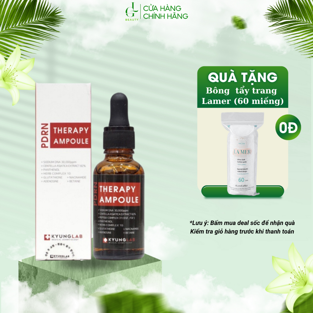 Tinh chất serum KYUNG LAB PDRN THERAPY AMPOULE tế bào gốc phục hồi, chống lão hóa da 30ml