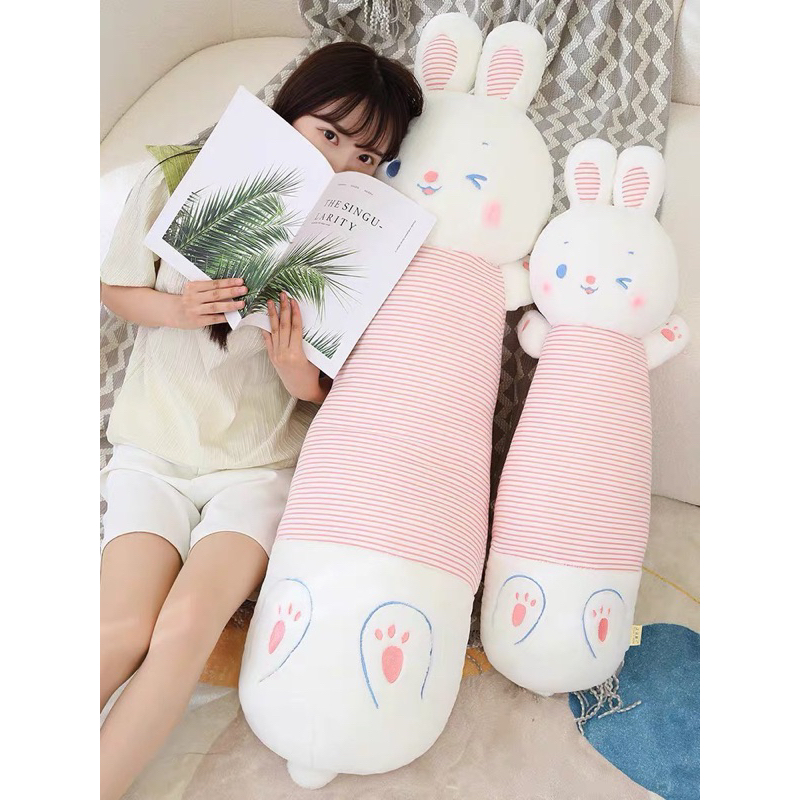 Gối ôm thỏ trắng cute đáng yêu [Hàng có sẵn]