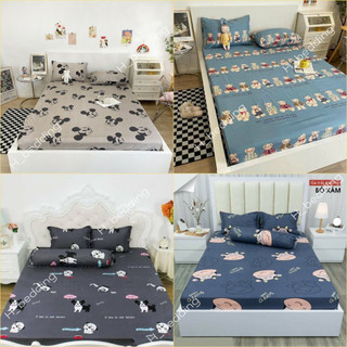 Ga trải giường poly cotton 1m2,1m6,1m8,Drap bọc nệm đẹp,được chọn mẫu trong bài đăng