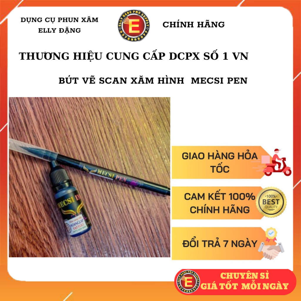Bút vẽ scan hình xăm Mecsi Pen, Bút định hình hình xăm Mecsi