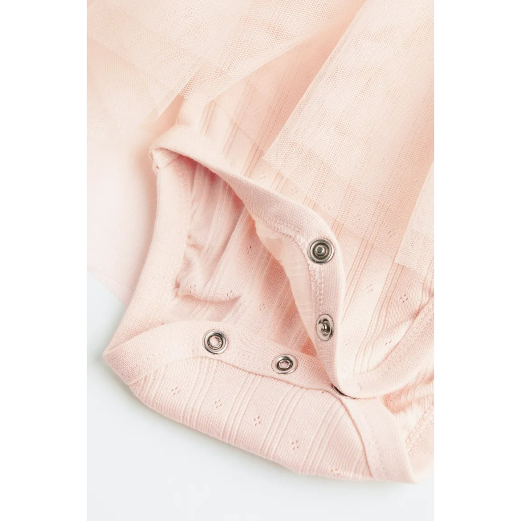 Váy xoè bodysuit HM H&M 4-6, 6-9m_hàng chính hãng Mỹ