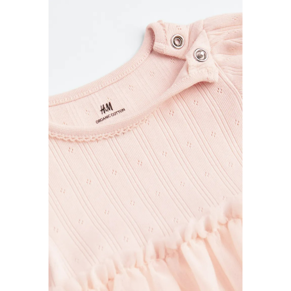 Váy xoè bodysuit HM H&M 4-6, 6-9m_hàng chính hãng Mỹ