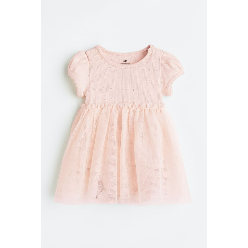 Váy xoè bodysuit HM H&M 4-6, 6-9m_hàng chính hãng Mỹ