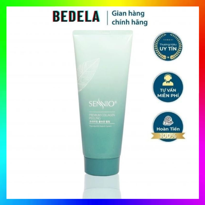 Tẩy Tế Bào Chết Cho Da Mặt Làm Sạch Da Bổ Sung Collagen Sennio SNO120 BEDELA.VN
