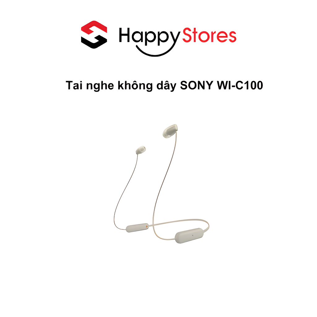 Tai nghe Bluetooth Sony WI-C100 bảo hành chính hãng - HappyStores