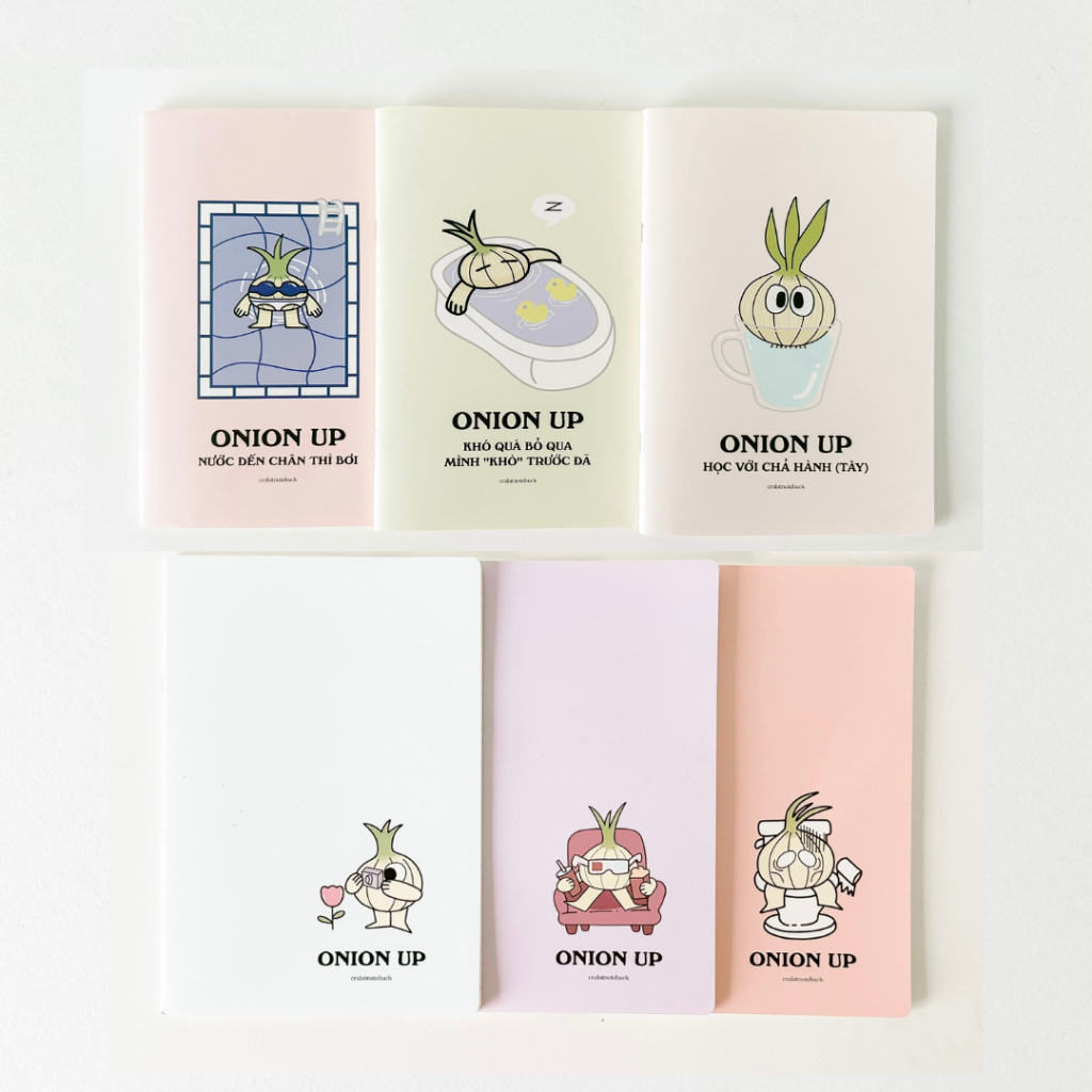 Combo vở kẻ ngang 80 trang vở kẻ ngang 120 trang vở crabit vở ghi chép học sinh vở b5 - Onion Học Hà