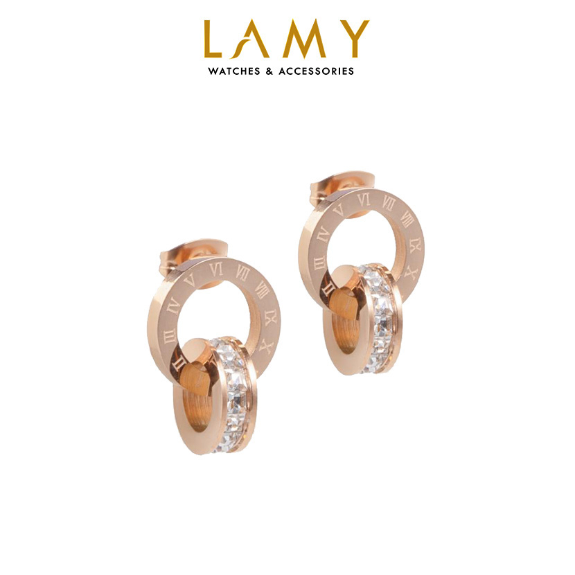 Khuyên tai nữ CDE Sweet Love Earrings Rose Gold CDE3002RG