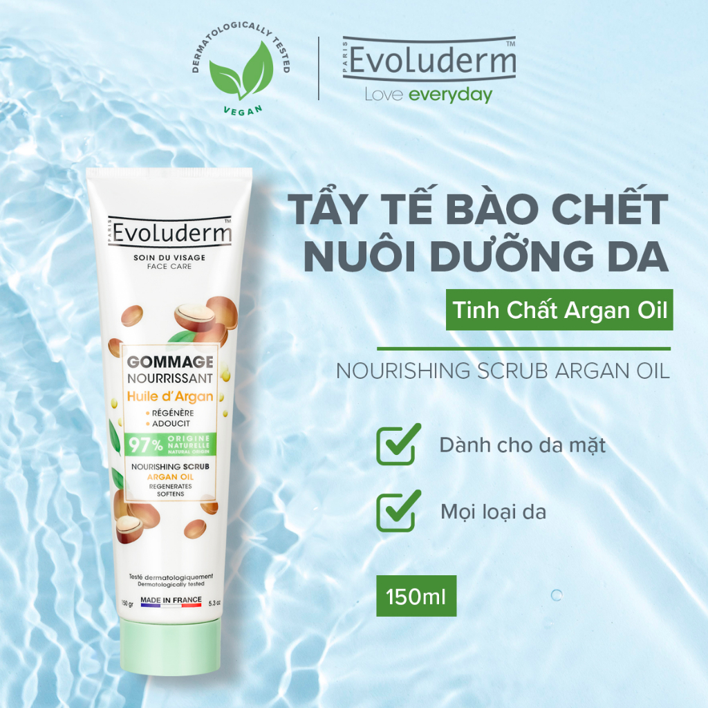 Tẩy tế bào chết dành cho măt Evoluderm 150ml